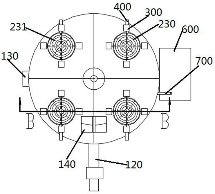 Non-curing coating barrel removing equipment