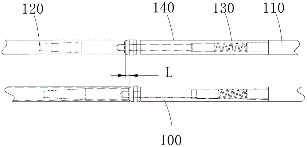 Guide rod and guide device