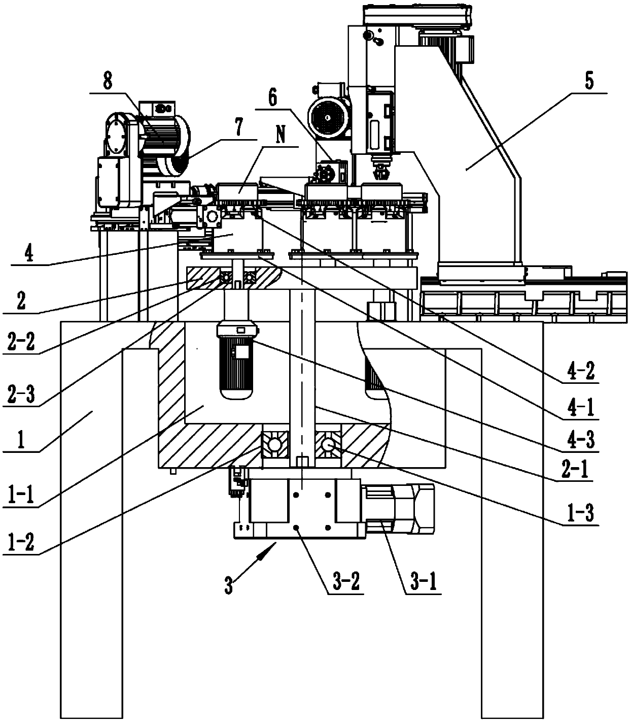 Gear ring support machining equipment