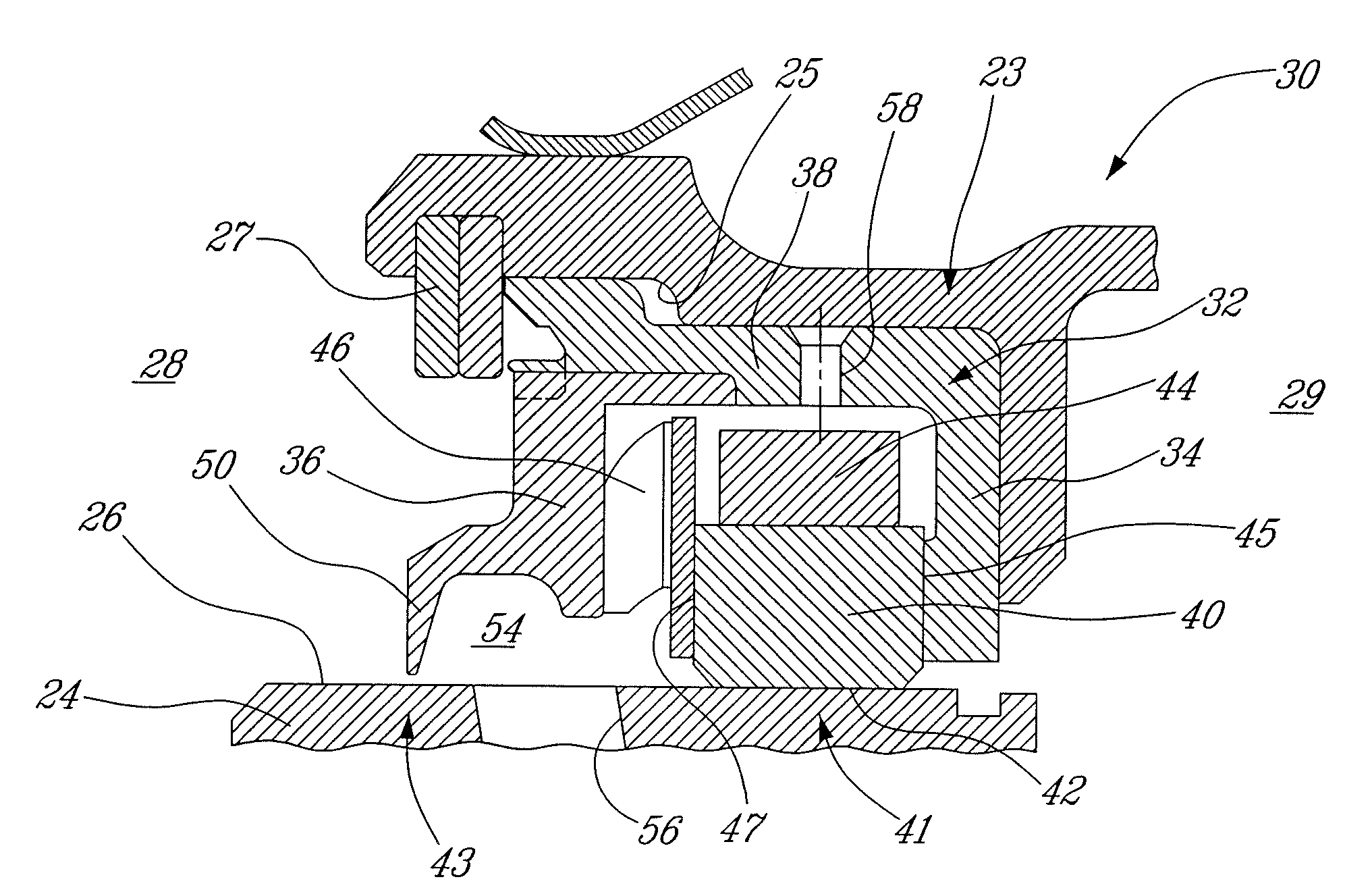 Integrated labyrinth and carbon seal