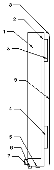 Automatic induction lamp suitable for home furnishing