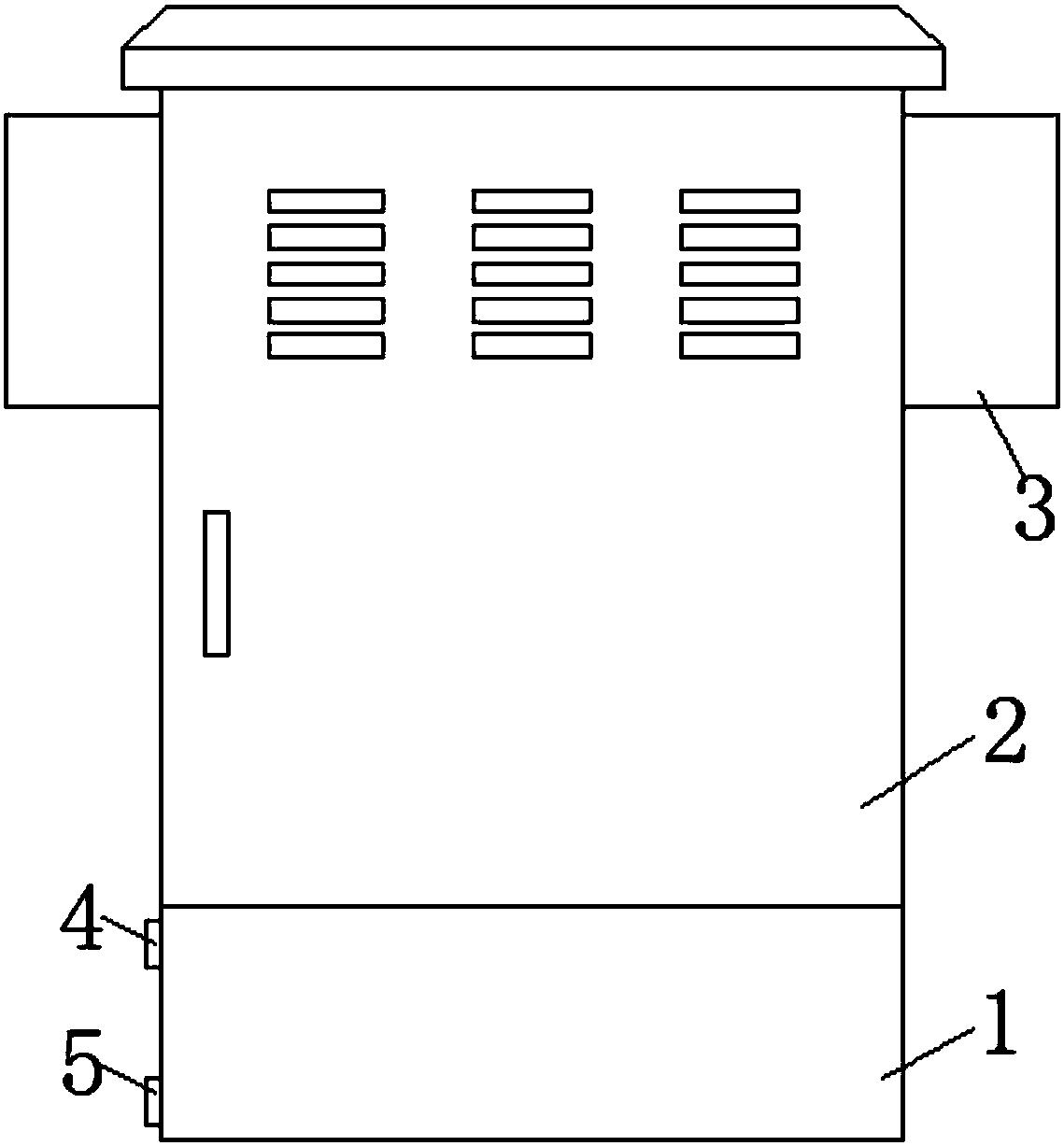 Power cabinet for remote power transmission work