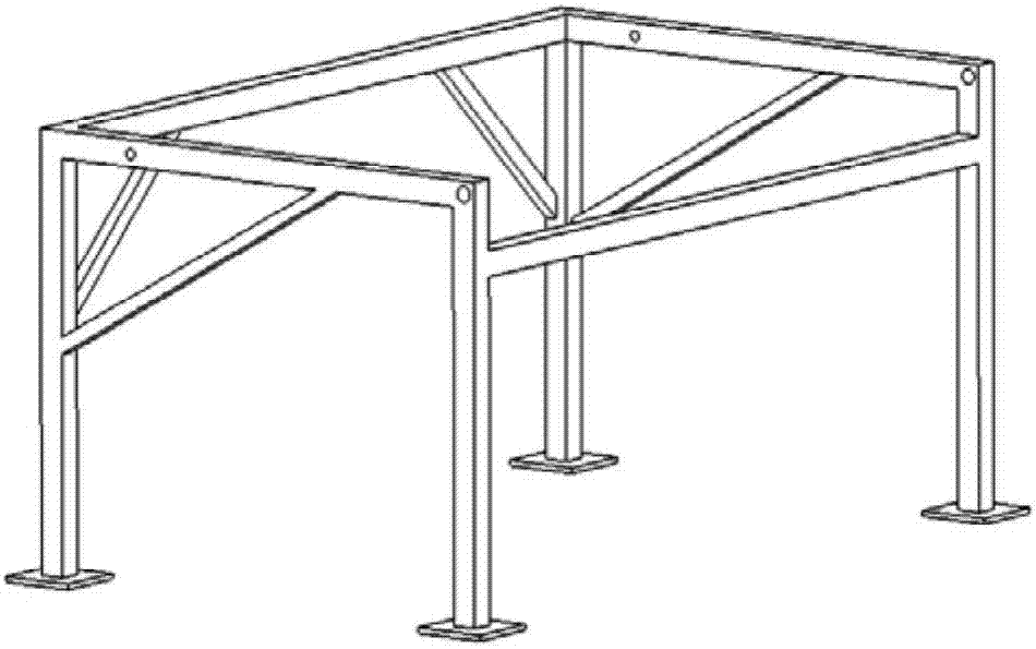 Windshield glass impact test bed based on pedestrian protection