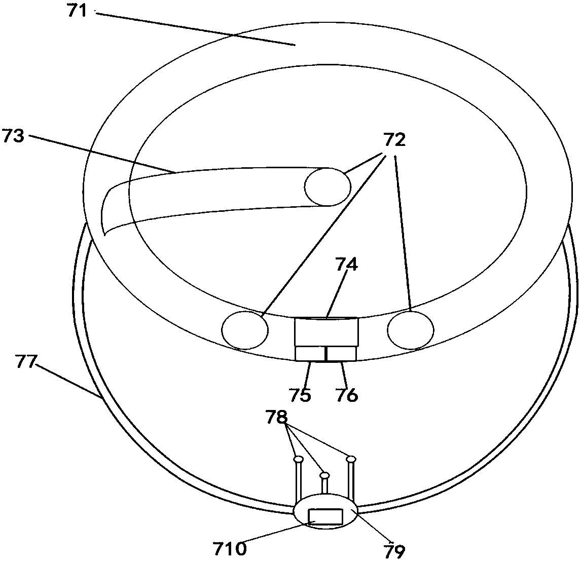 Intelligent wearable monitoring equipment for sleep apnea based on electroencephalogram and breathing