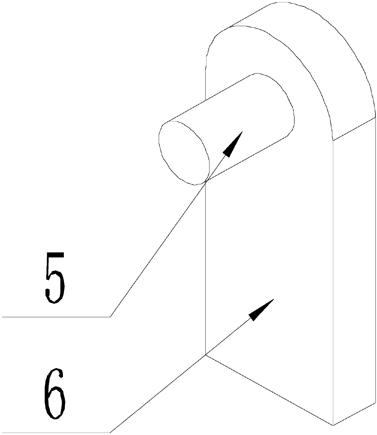 Environment-friendly dust reducing device transporting method for improving loading efficiency