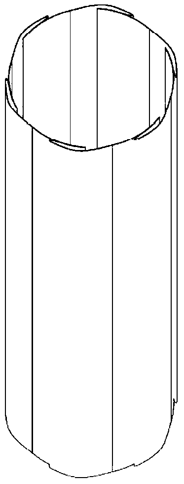 Shear hinge and airbag mixed hemostatic structure and hemostatic device