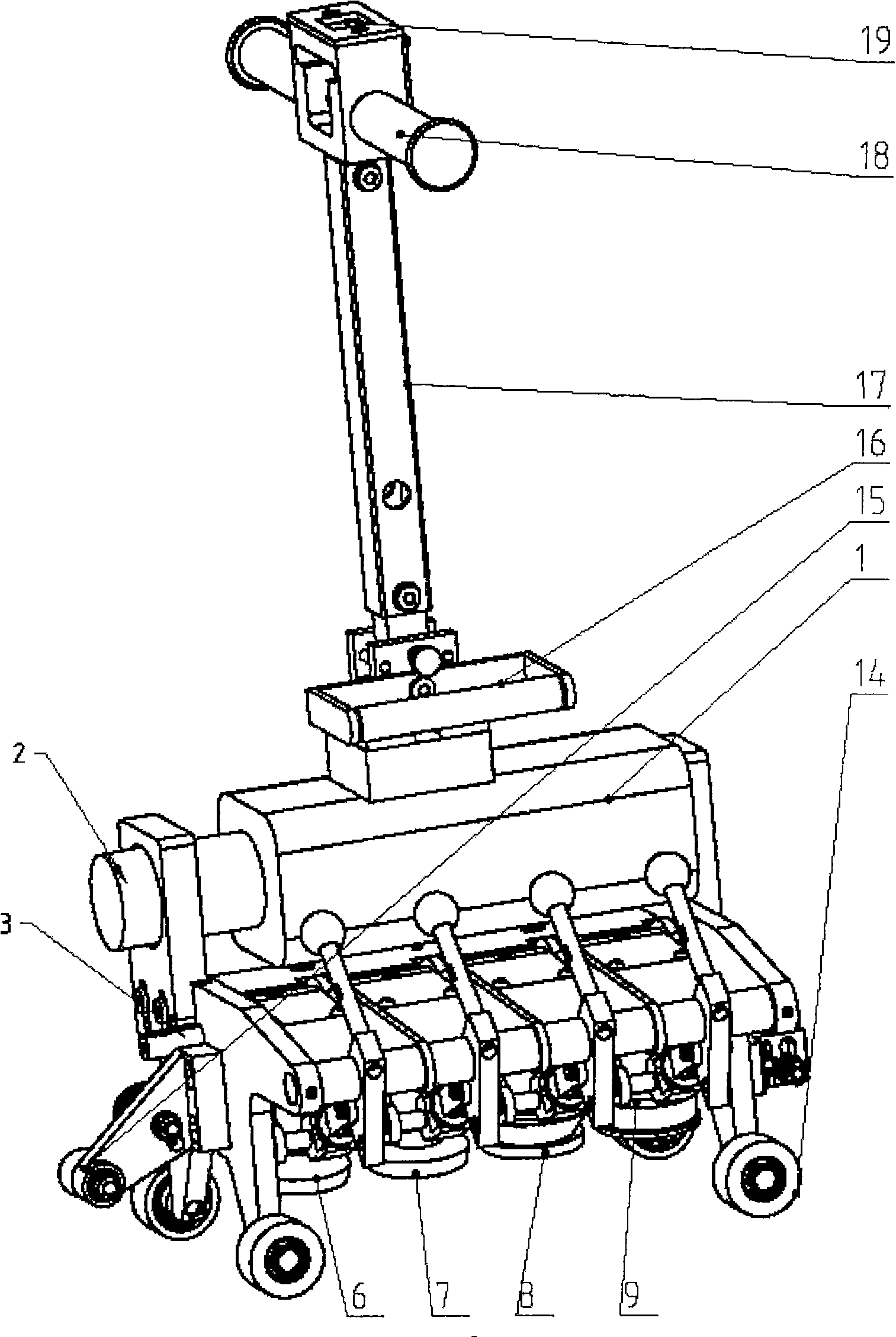 Automatic nip machine for roof plate