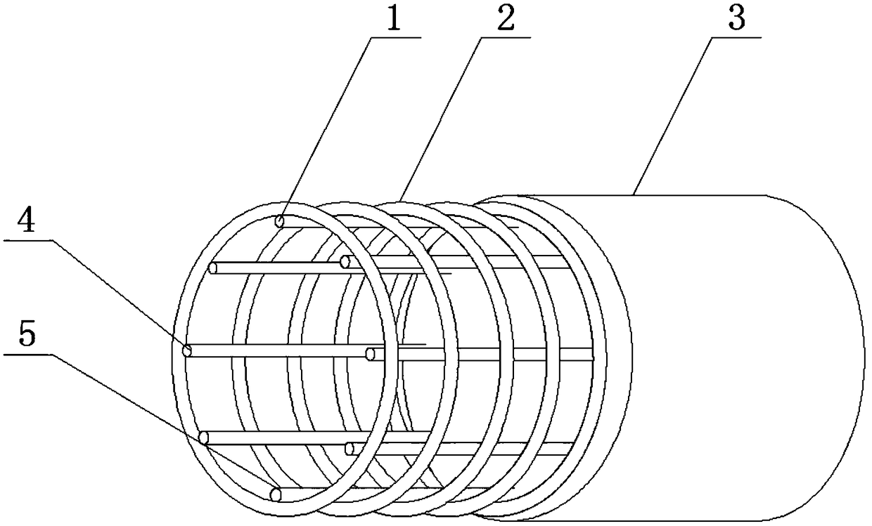 Novel flexible permeable hose with full-plastic framework