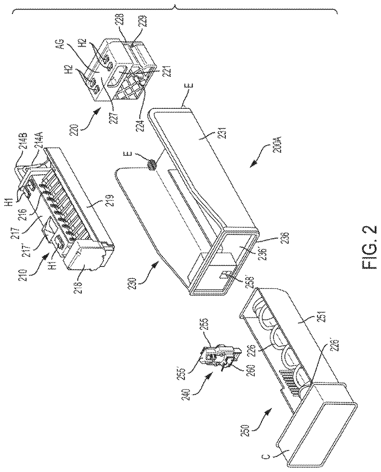 Compact ice making system for slimline ice compartment