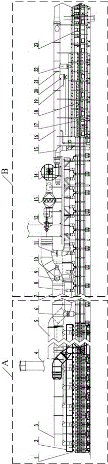 Ceramic energy-saving furnace kiln capable of high-efficiently replaying, recovering and cooling waste heat