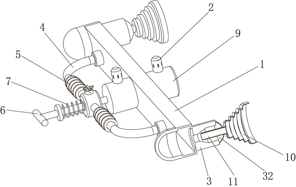 Construction auxiliary installation device and construction method thereof