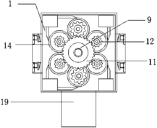 Magnetic adsorption separation apparatus for waste liquid in metal production