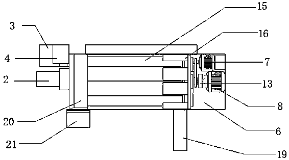 Magnetic adsorption separation apparatus for waste liquid in metal production