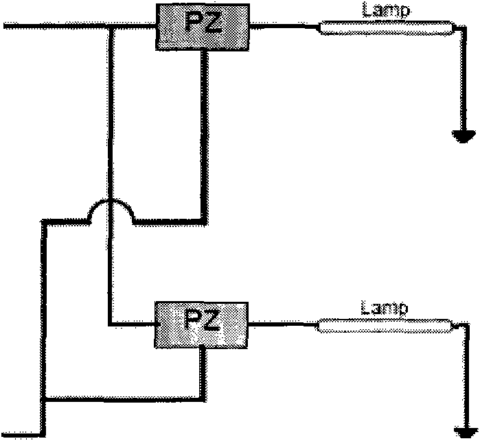 Piezoelectric transformer drive circuit