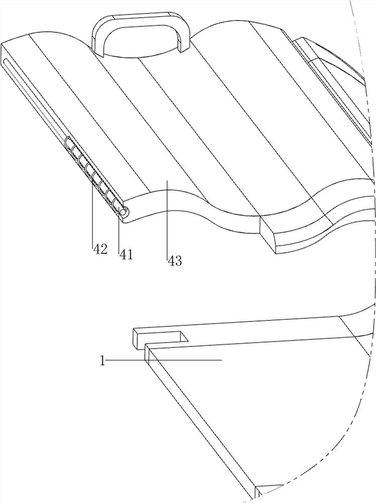 Surgical instrument disinfection device for endocrinology department