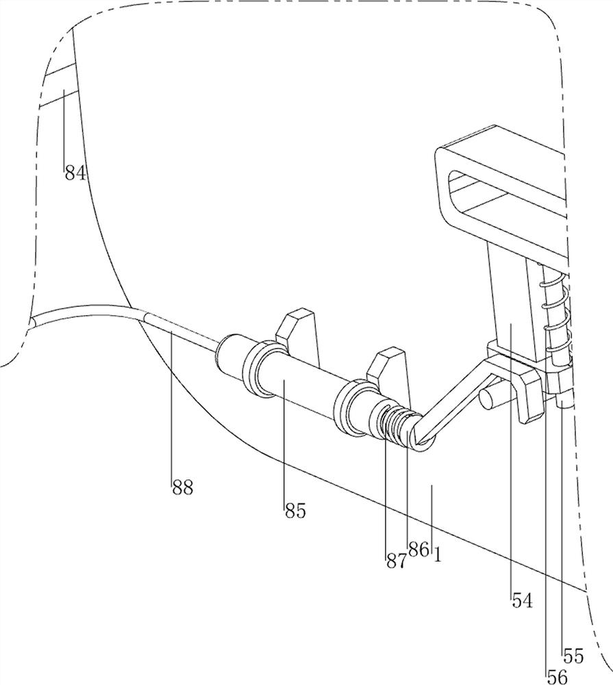 Surgical instrument disinfection device for endocrinology department