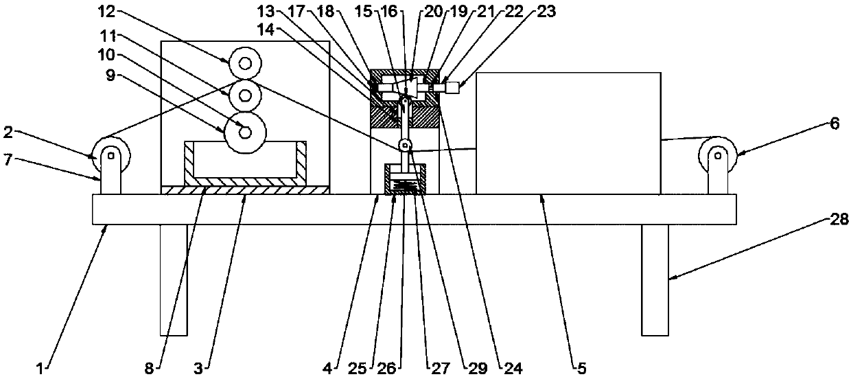 Coating machine with tension degree regulating function