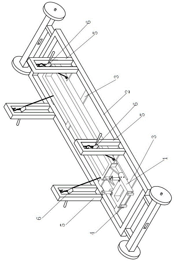 Manual missile hanging vehicle