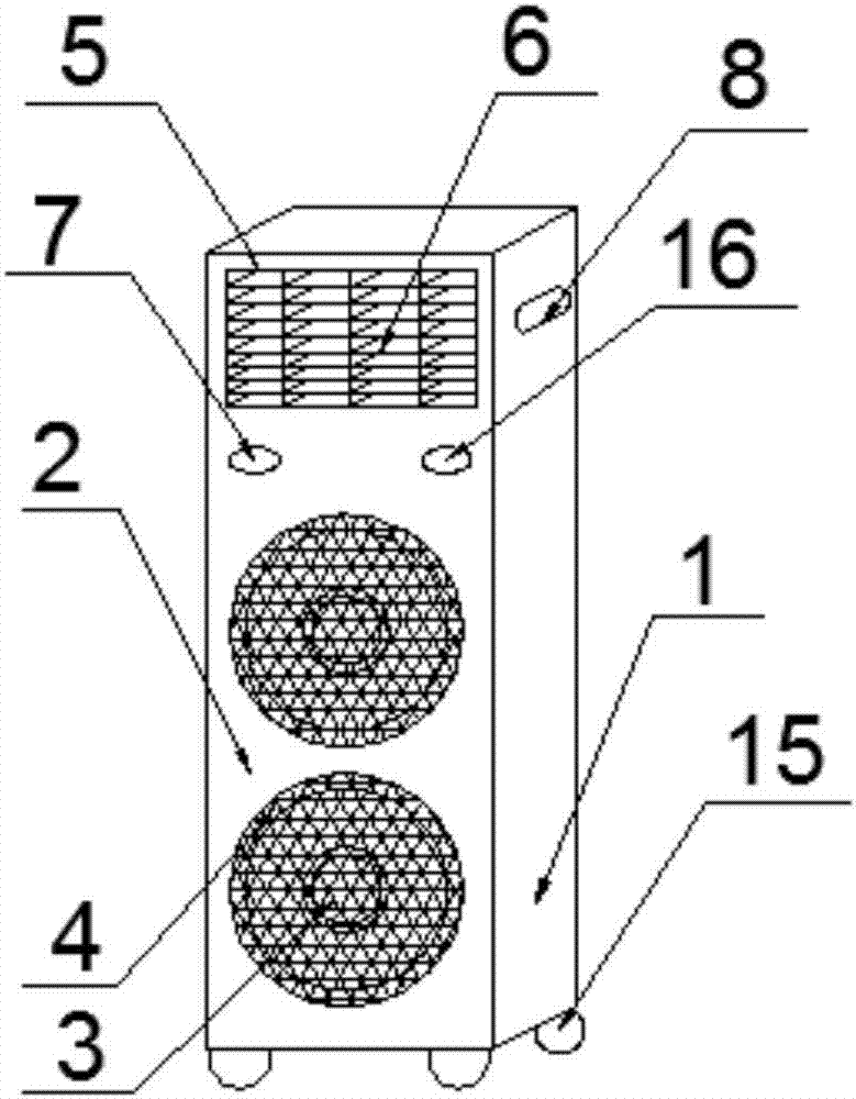 Household sound box with air purifying function