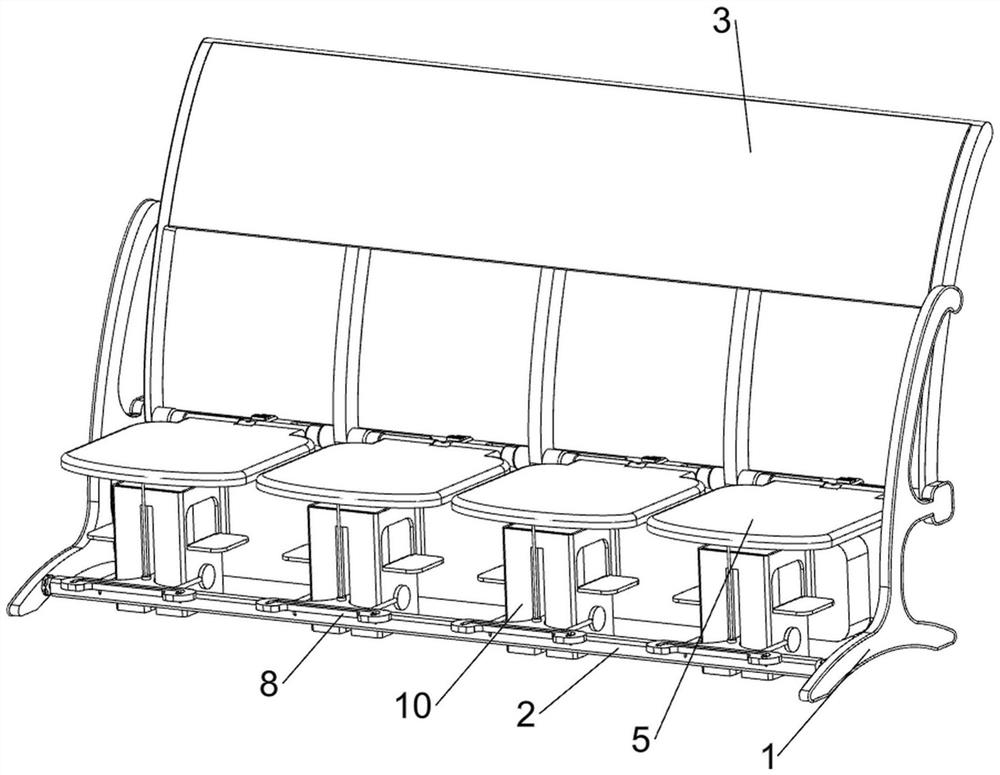 Foldable student chair