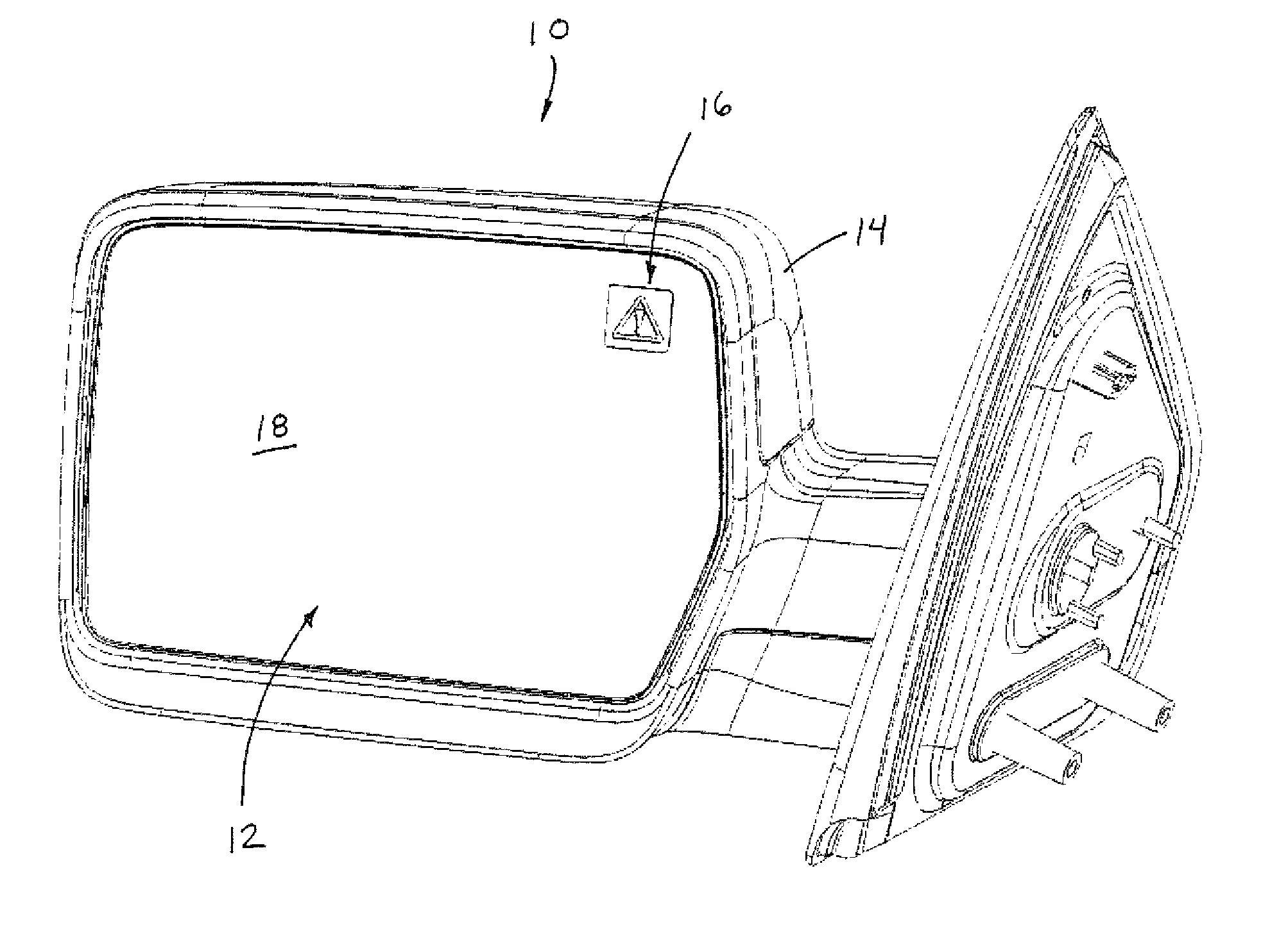 Exterior mirror with indicator