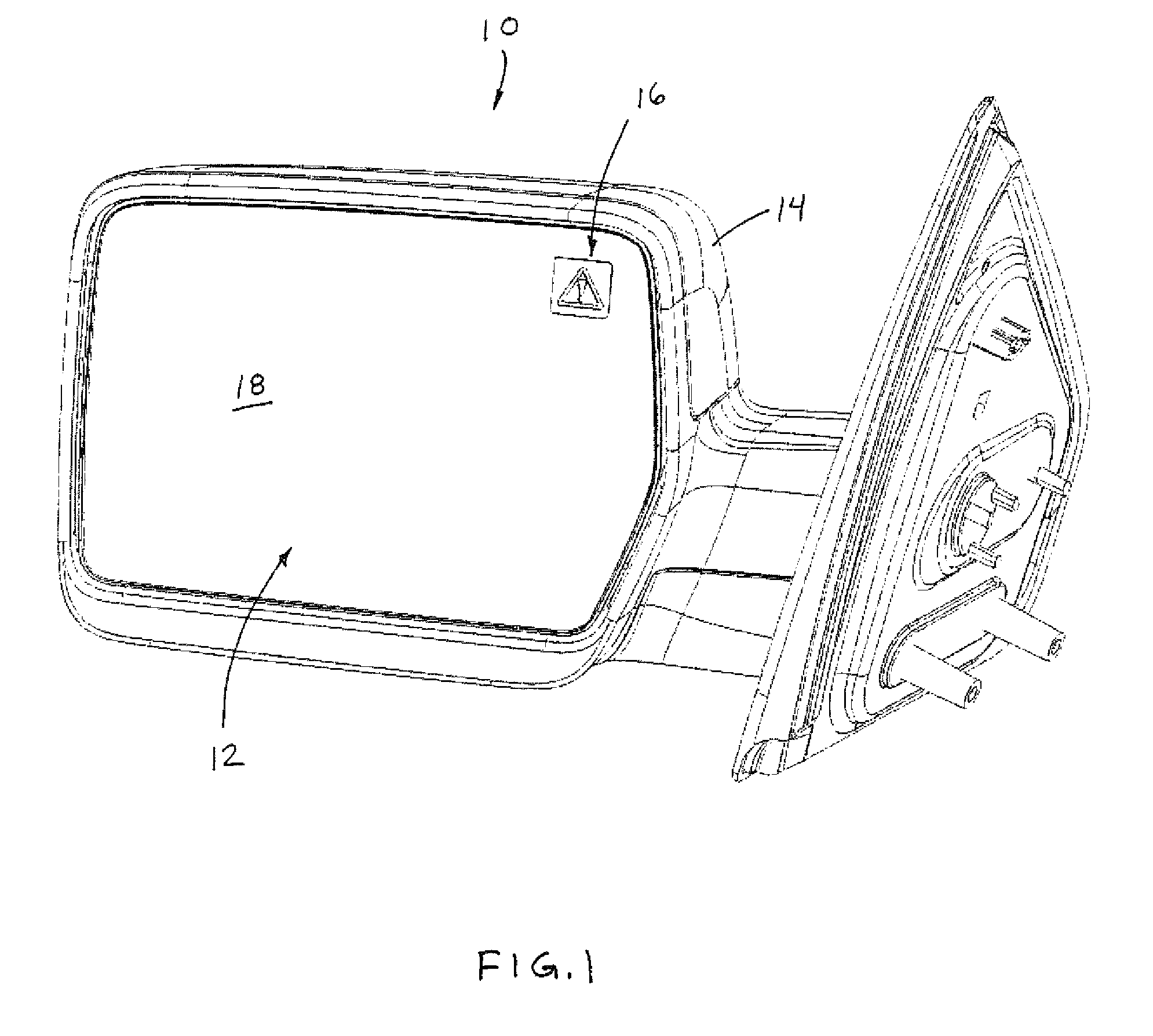 Exterior mirror with indicator