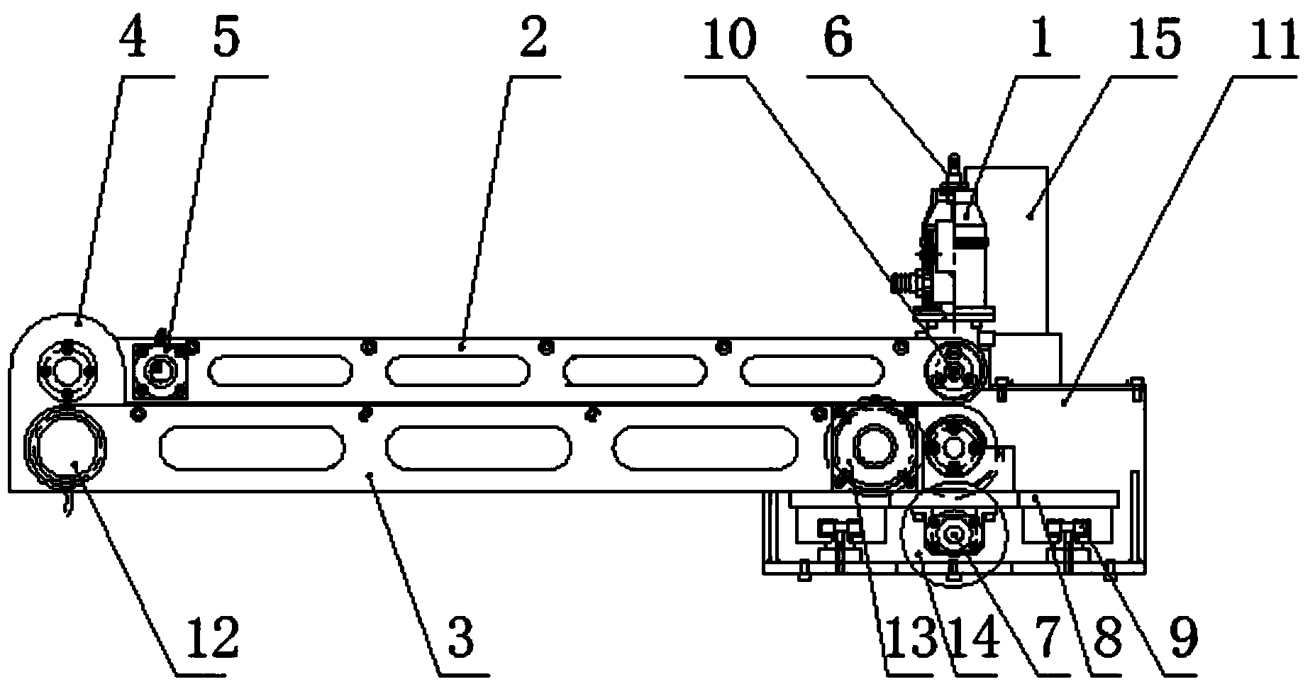 Manipulator and composite material large-scale shell automatic profile modeling system