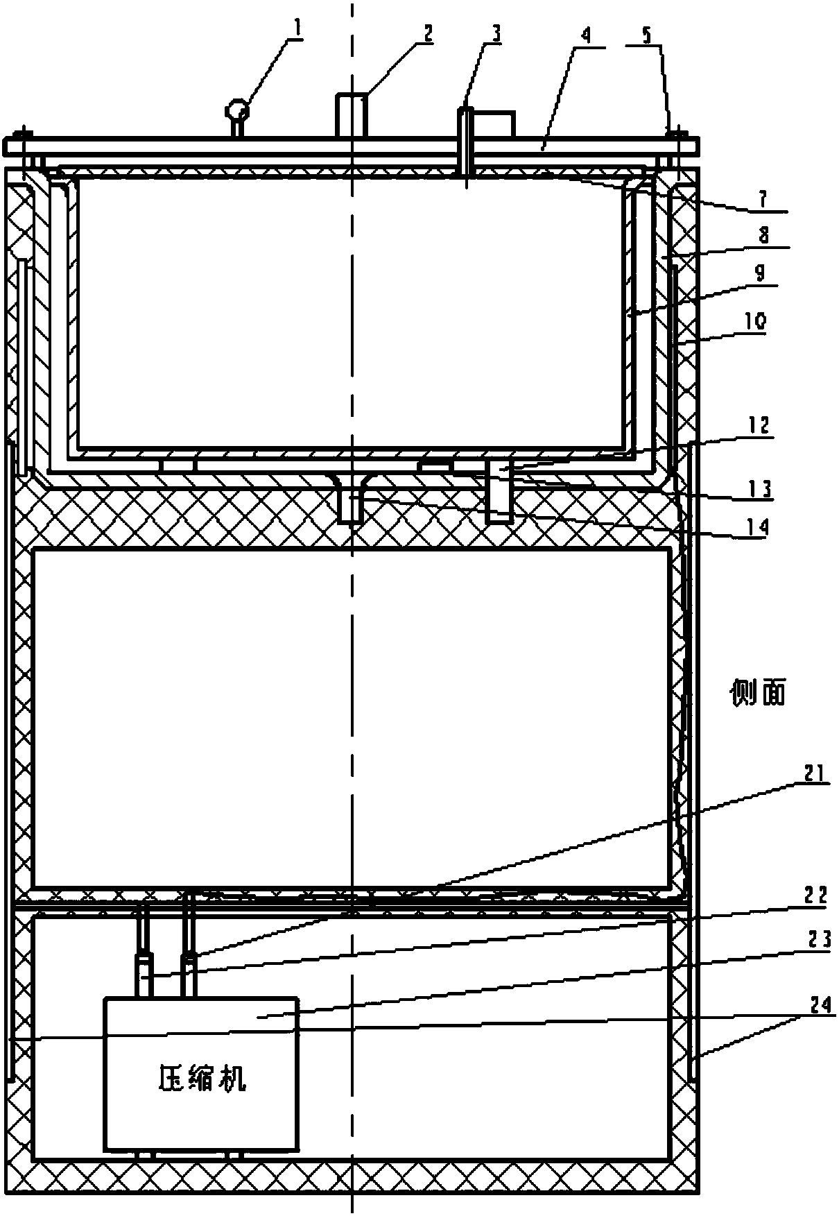 Wine cabinet integrated machine with wine making function