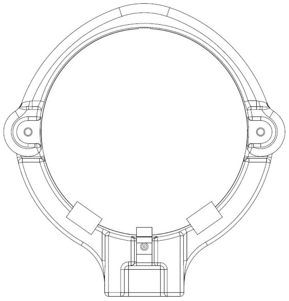 A mechanical test device for sliding tube nut support fittings