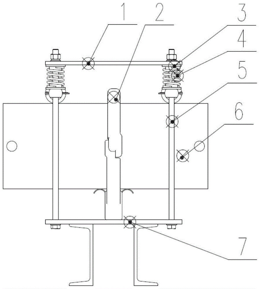 A mechanical test device for sliding tube nut support fittings