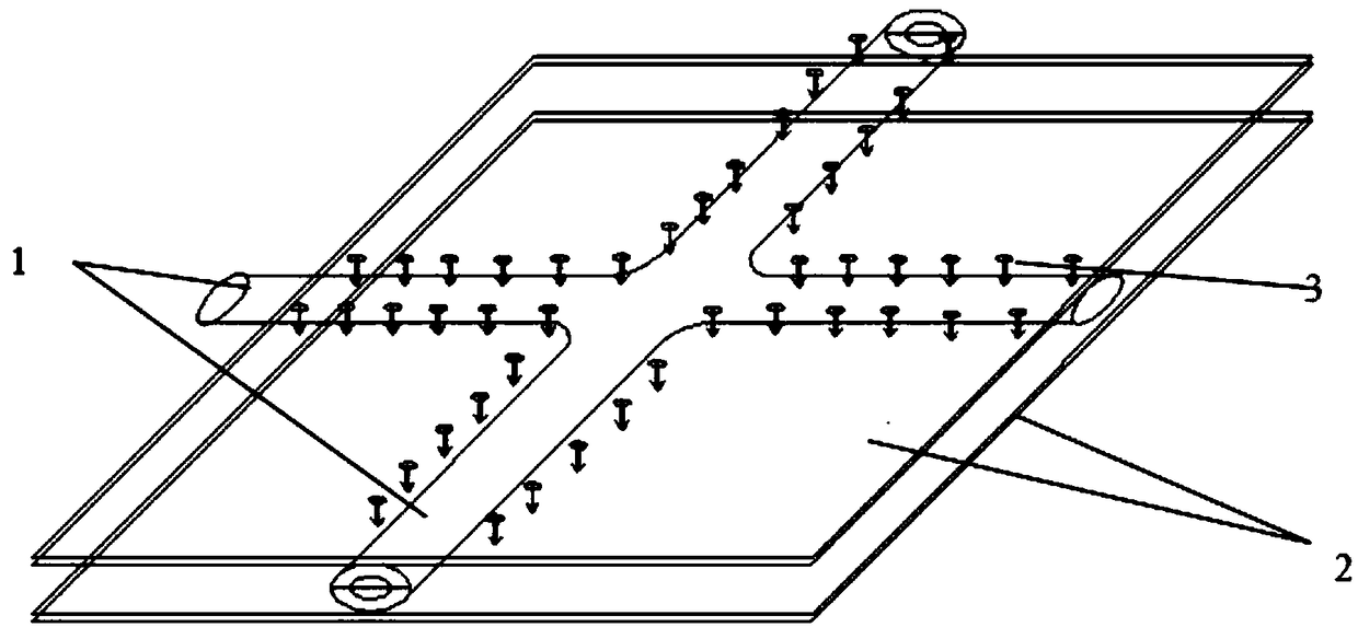 PVA drainage system for rapid drainage of sludge storage yard and using method thereof