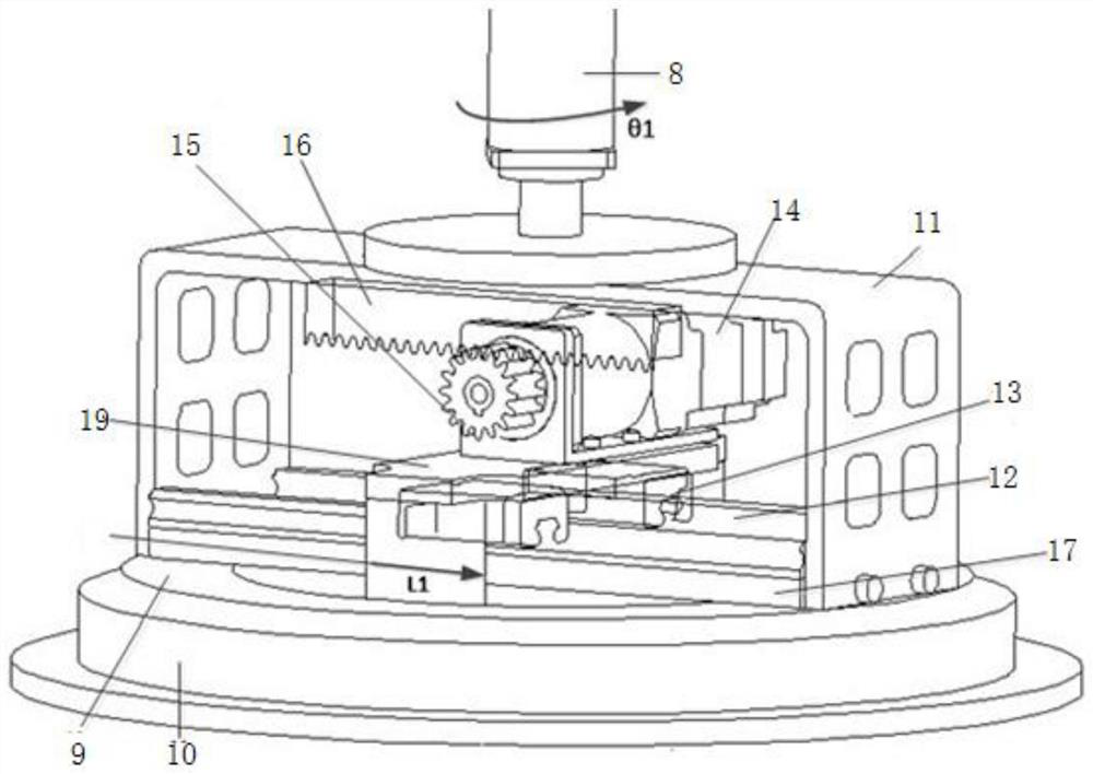 Adsorption loading and unloading device