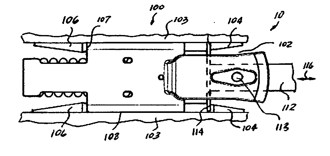 Friction draft gear housing having a removable end wall