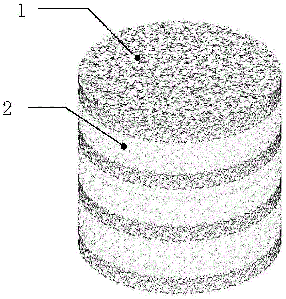 Preparation and application of sandwich-type multilayer immobilized bioactive filler