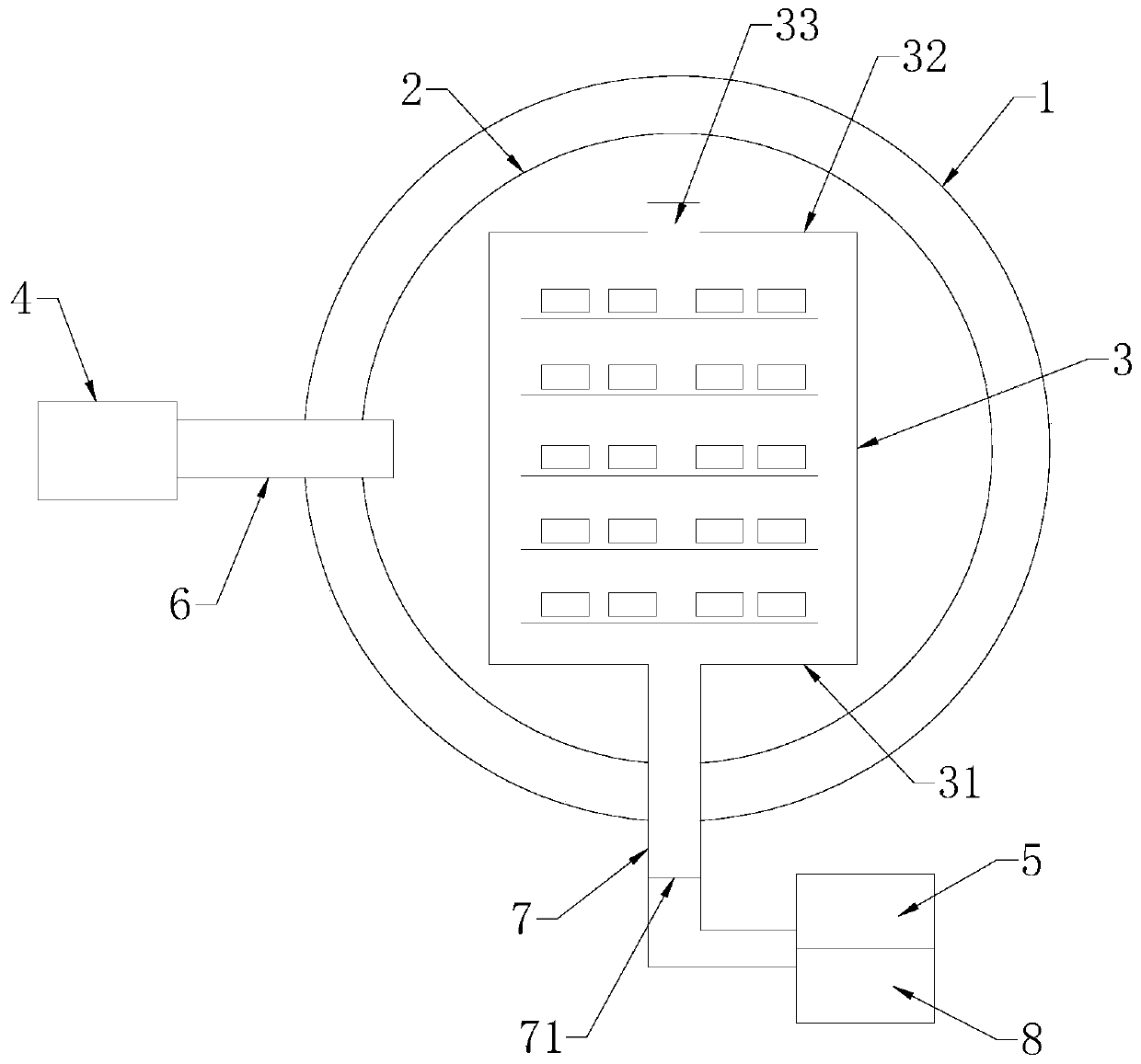 Medium-temperature ageing thermal treatment method for stainless steel and vacuum furnace adopted by medium-temperature ageing thermal treatment method