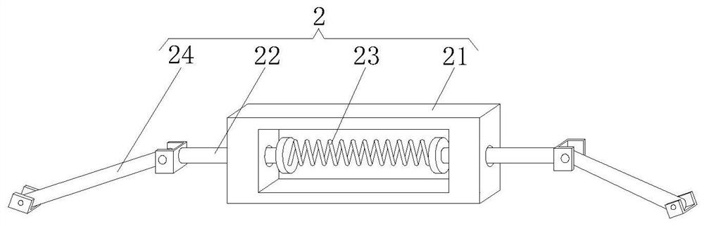 High-safety new energy automobile battery module placement mechanism