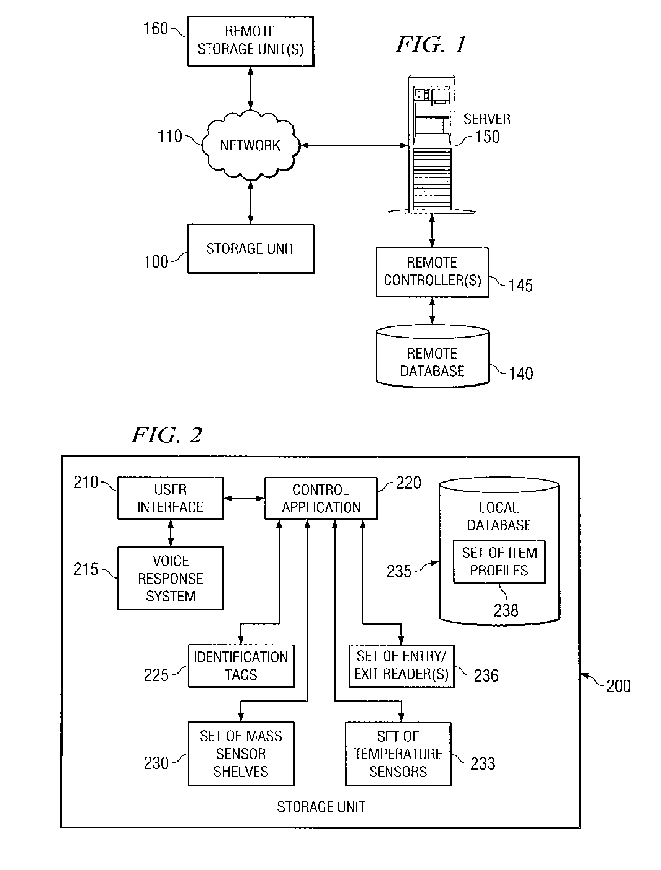Method and apparatus for temperature based placement of an item within a storage unit