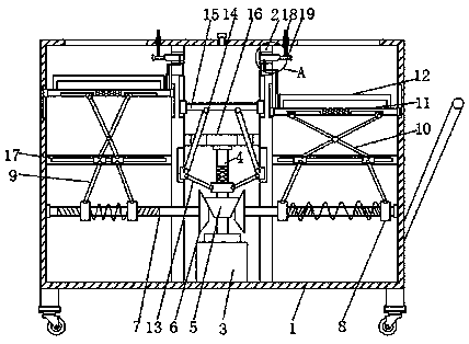 Debridement nursing device for operating room nursing