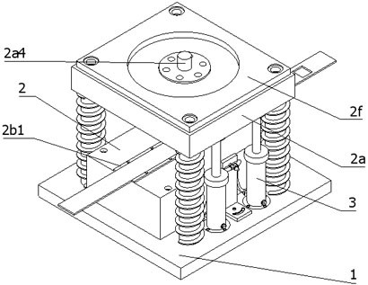 Computer radiator die cutting device with automatic ash removal function