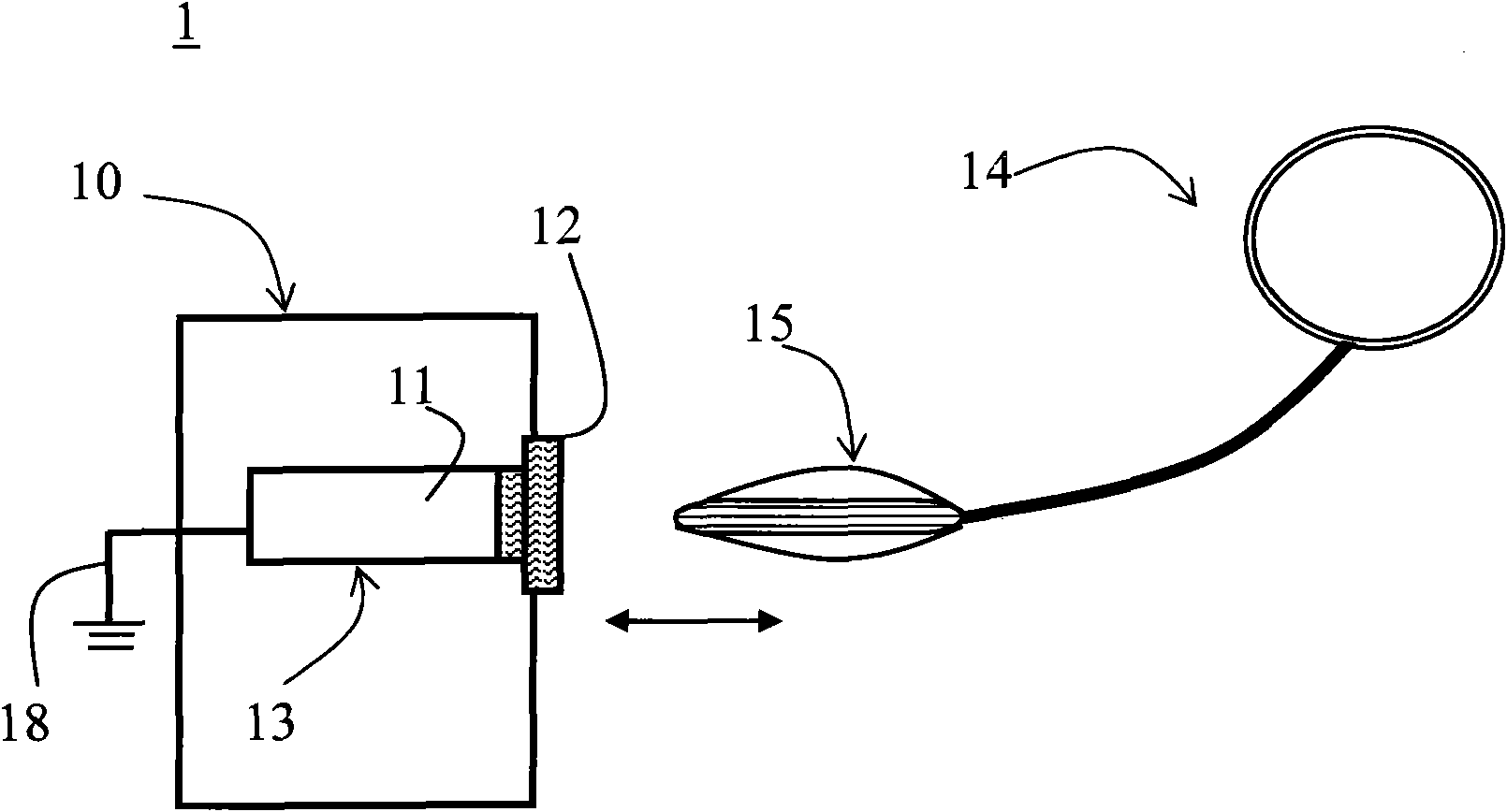 Conductive holder and anti-static device