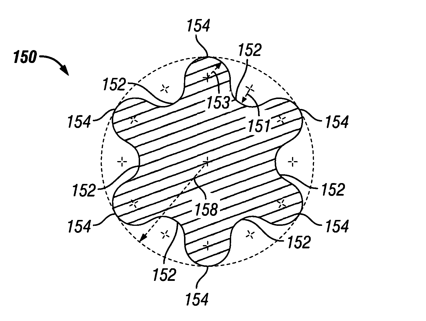 Conductor cable having a high surface area