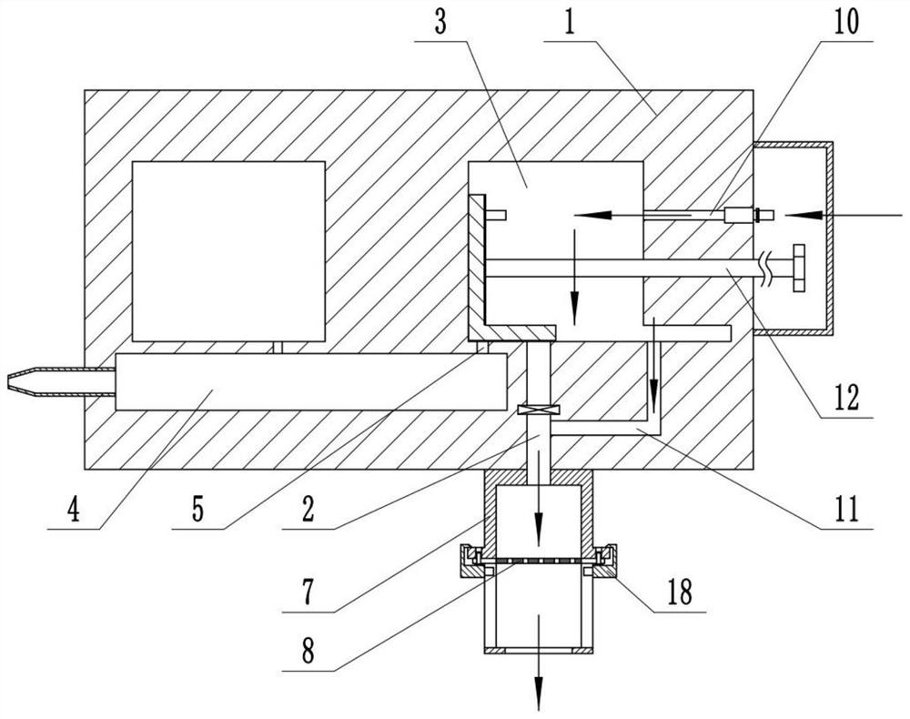 Air pump with dust removal and anti-blocking structure