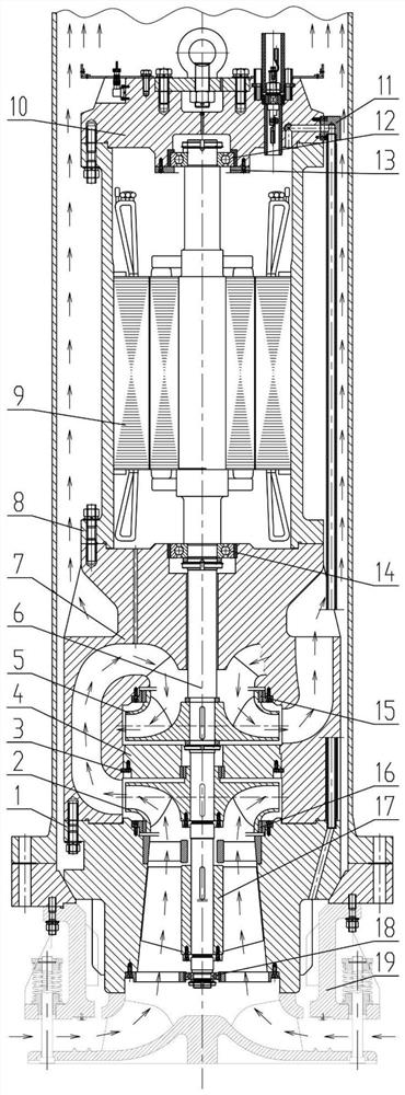 Low-temperature in-tank pump without balance mechanism