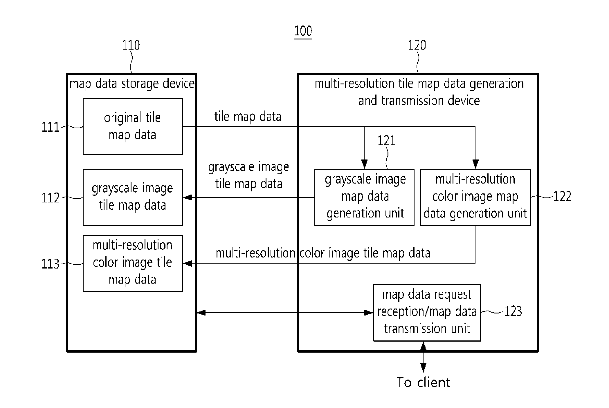 Method and system for providing tile map service using image fusion