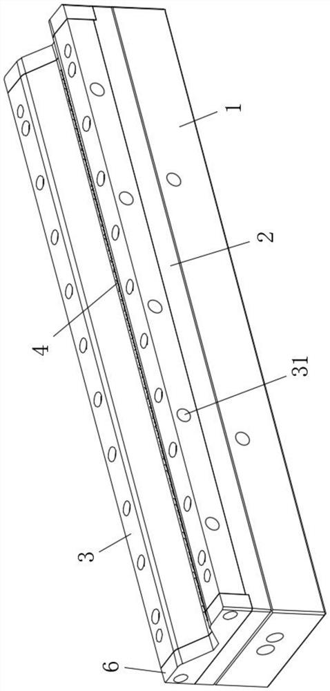 Melt-blown cloth mold with multi-row-hole spray head