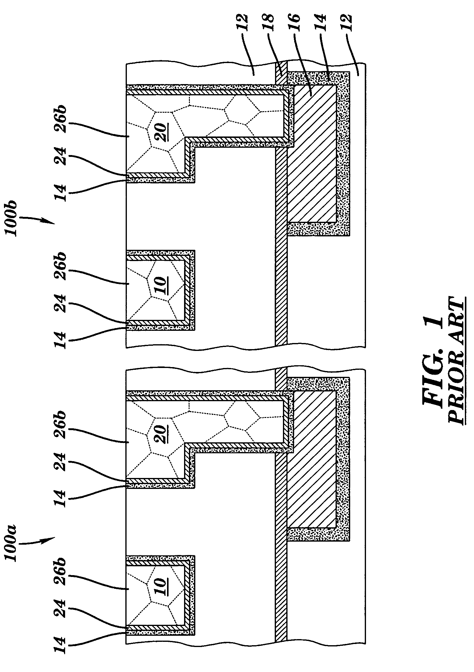 Simultaneous grain modulation for BEOL applications