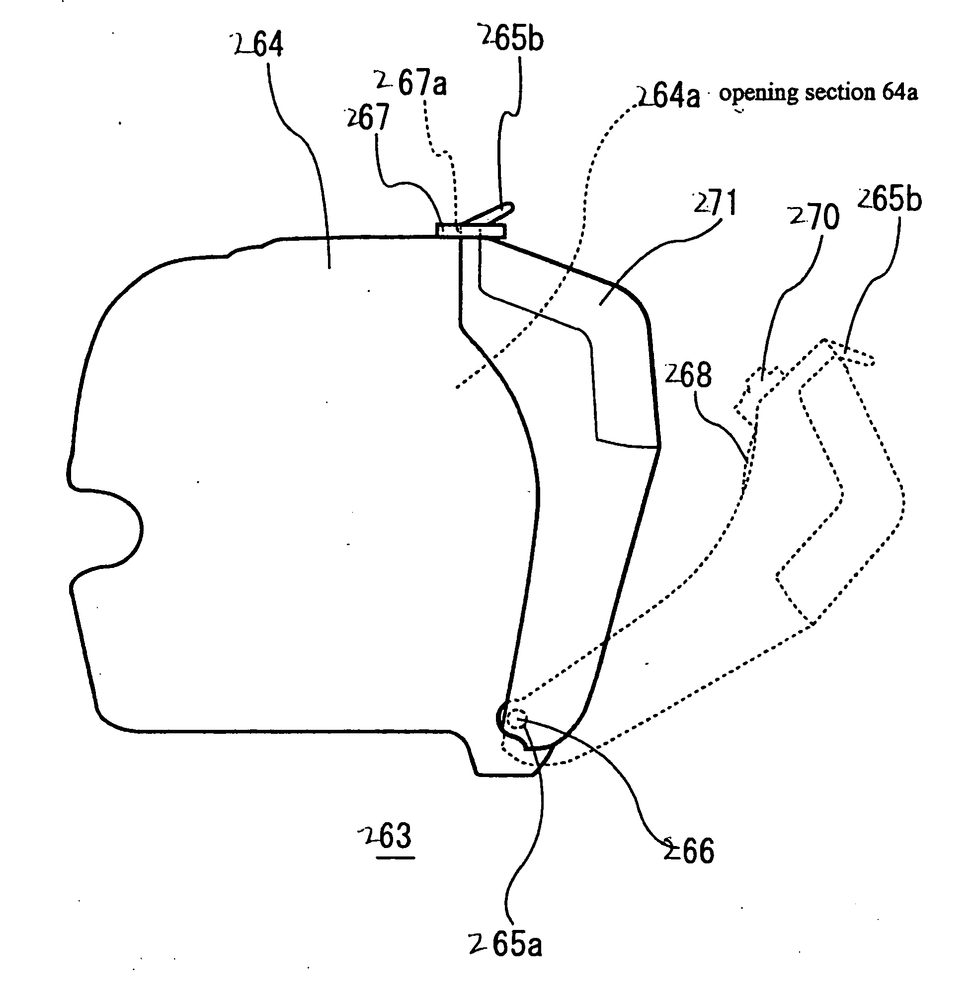 Cover structure for buggy vehicle