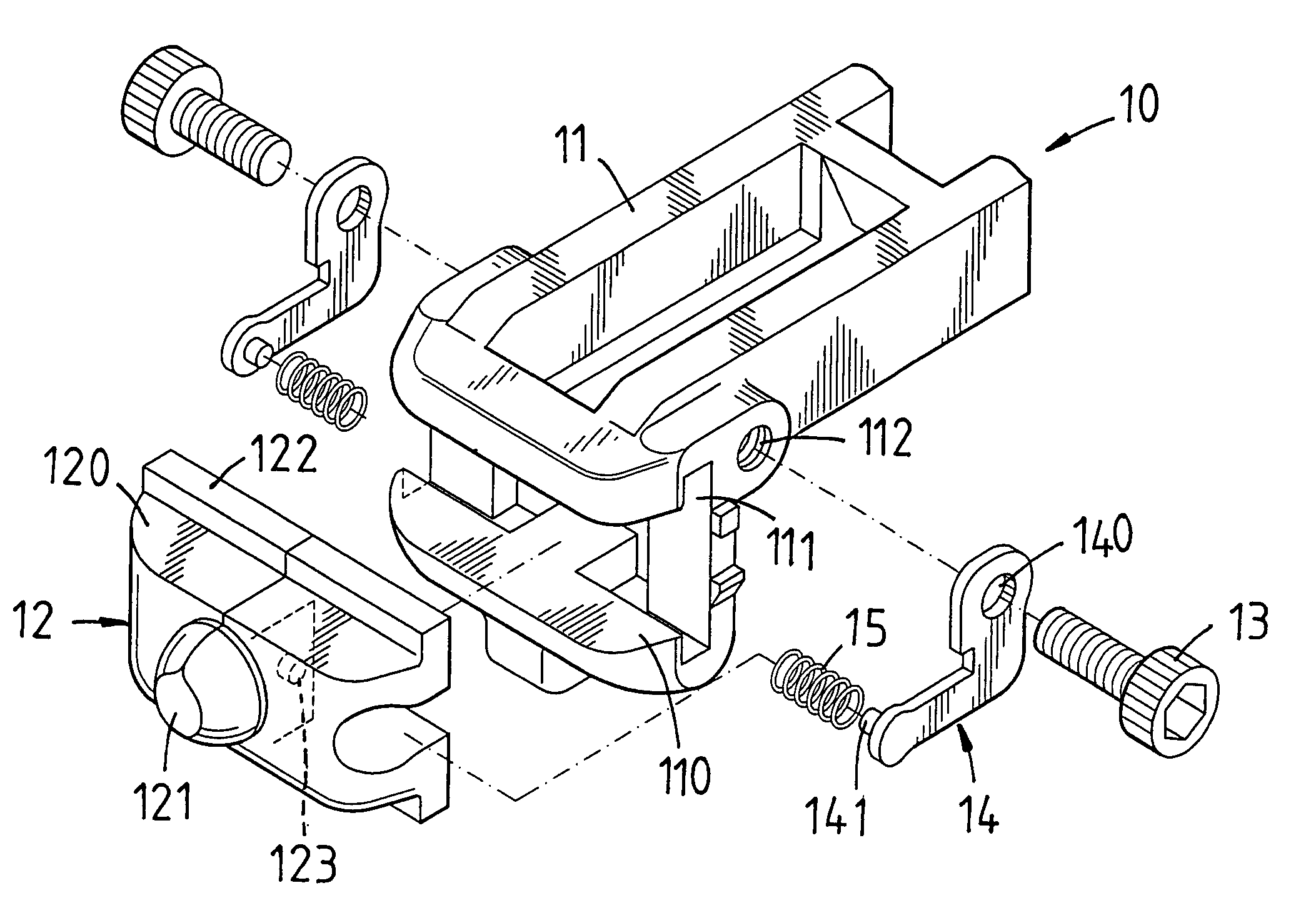 Positioning device of a nail driver