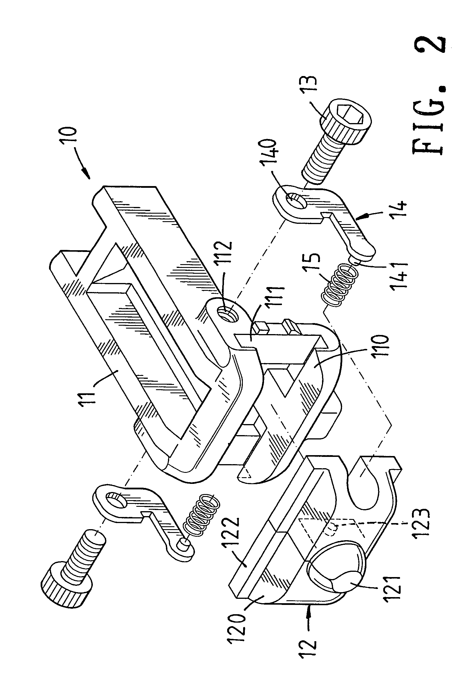 Positioning device of a nail driver