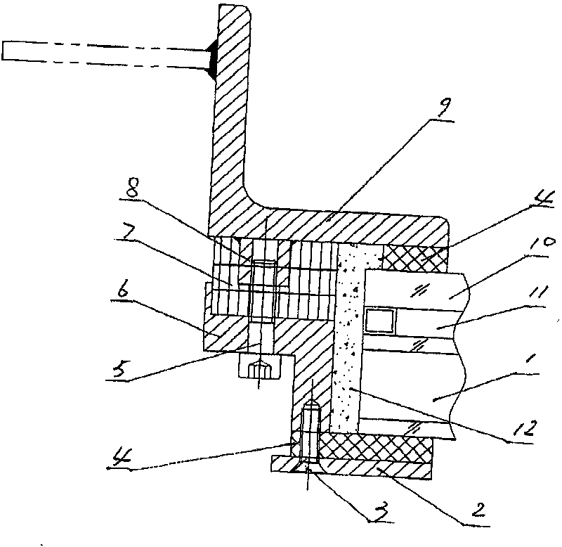 Fireproof and soundproof fixed window